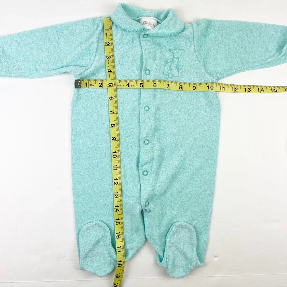 Vintage Carters Terry Footed Sleeper Giraffe One Piece 3-6 Months
